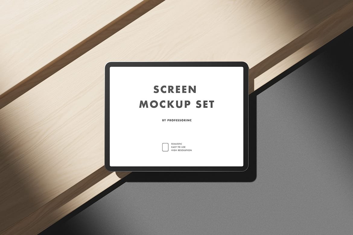 Modern iPad Pro Mockup