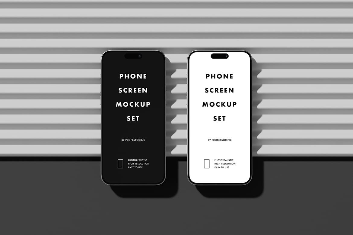 Two iPhones Mockup