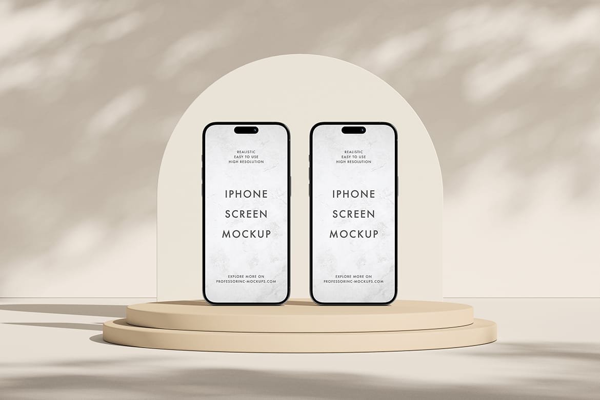 Apple iPhone 15 Pro Mockup