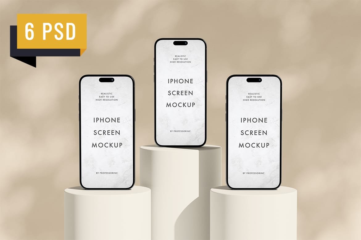 iPhone 15 Pro Mockup Set preview