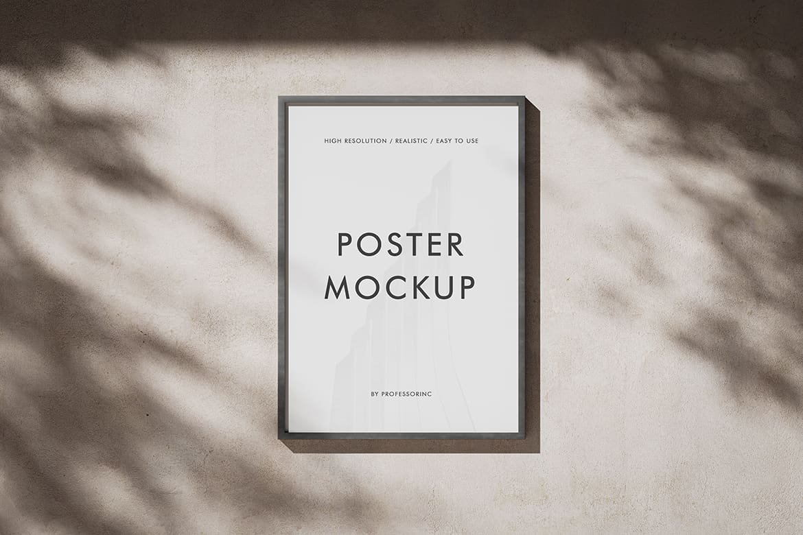 Outdoor A0 / B0 Poster Mockup