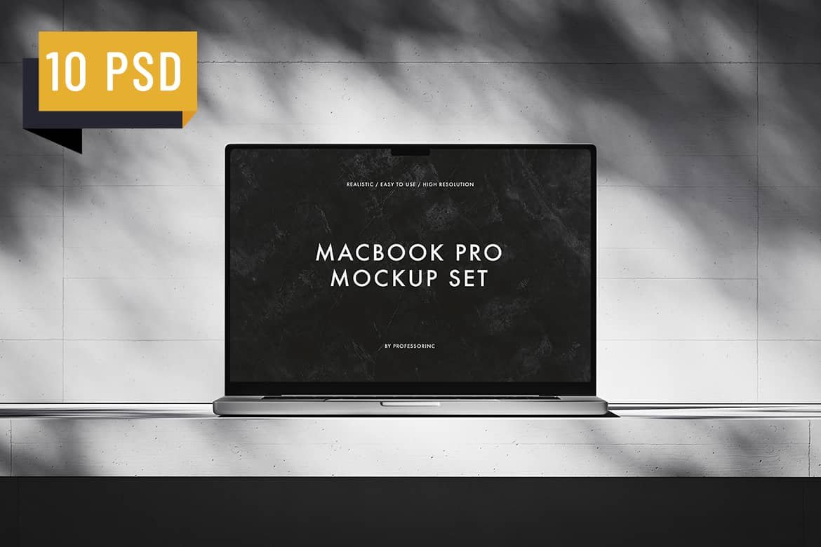 Apple MacBook Pro Mockup Set