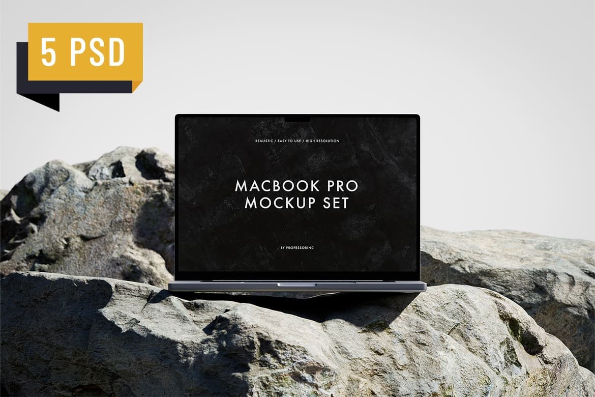 Apple MacBook Pro Mockup Set