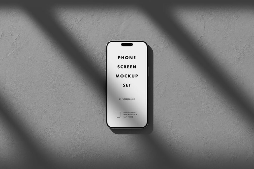 iPhone Mockup Sets - professorinc mockups